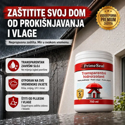 PrimeSeal – Prozirni brtvilo protiv vlage i curenja